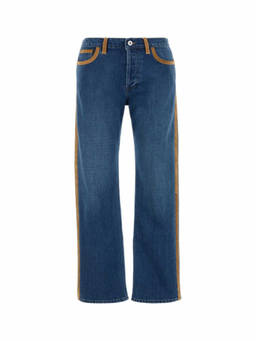 Miu Miu - Blue Straight-Leg Denim Jeans