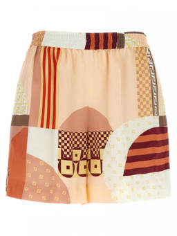 Fendi - Multicolor Silk shorts