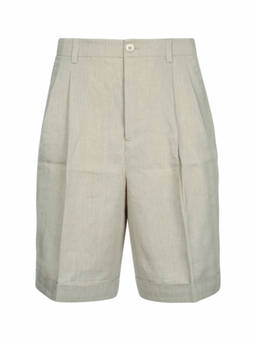 JACQUEMUS - Beige Solid Shorts