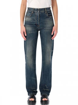 PRADA - Blue Regular Mid Rise Jeans