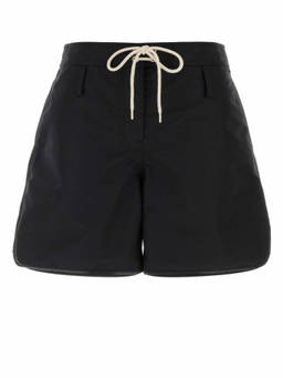 PRADA - Black Solid Shorts