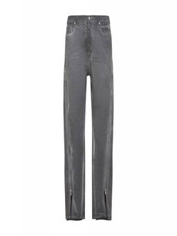 Rick Owens - Dark Grey Solid Jeans