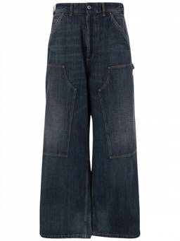 Maison Margiela - Blue Wide-Leg Jeans
