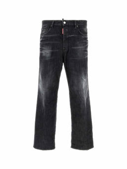 Dsquared2 - Black Stretch Denim Loose Jeans