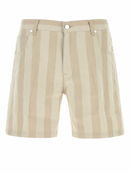 Fendi - Beige Stripes Shorts
