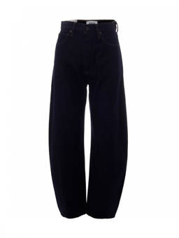 AGOLDE - Black Relaxed High Rise Jeans