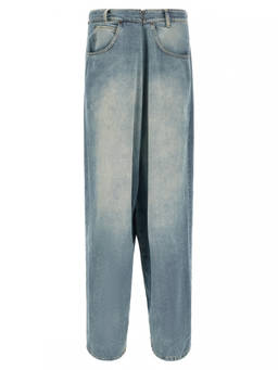 Maison Margiela - Light Blue Relaxed Mid Rise Jeans
