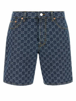 Gucci - Blue Logo Shorts