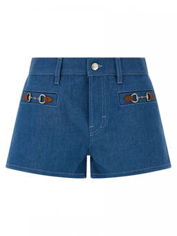 Gucci - Blue Solid Shorts