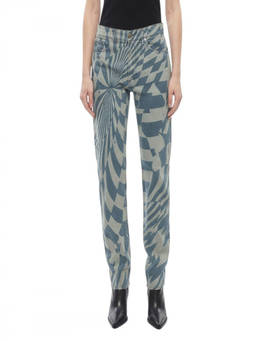 Stella McCartney - Blue Skinny High Rise Jeans