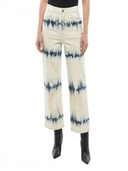 Stella McCartney - Off White Straight High Rise Jeans