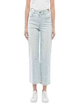 Stella McCartney - Sky Blue Straight High Rise Jeans