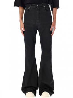 Rick Owens - Black Bootcut Solid Jeans