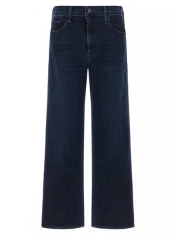 Mother Denim - Blue Straight Mid Rise Jeans