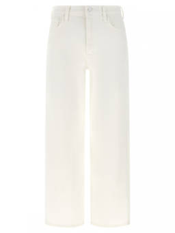 Mother Denim - White High Rise Jeans