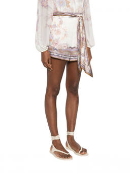Zimmermann - Beige Paisley Shorts