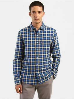 Levi's - Mens Collar Neck Shirt-Blue