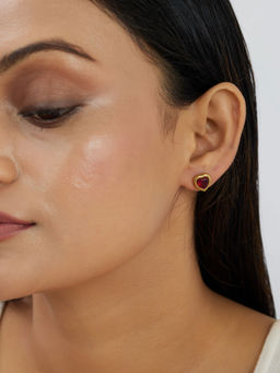 AMOSSH - Kiva Earrings - Waterproof, 18k Gold Plated Studs