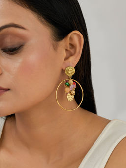 AMOSSH - Luni Earrings - Waterproof, 18k Gold Plated Drops & Danglers