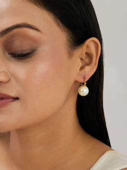 AMOSSH - Perol Earrings - Waterproof, 18k Gold Plated Drops & Danglers