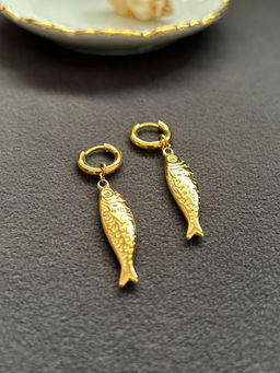 AMOSSH - Rihana Earrings - Waterproof, 18k Gold Plated Drops & Danglers