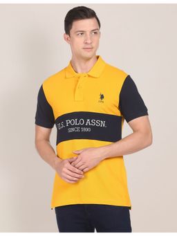 U.S. POLO ASSN. - Embroidered Rugby Polo T-shirt