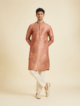 Manyavar - Rustica Exuberant Kurta with Pyjama for Men