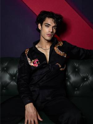 Loudless Serpent Printed Shirt for Men - Image 1