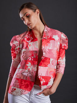 FUGA - Blush & Rose Blazer Pink