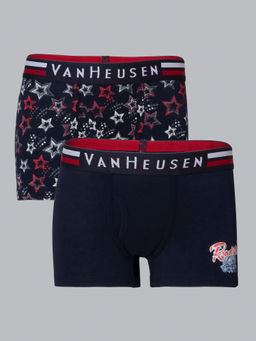 Van Heusen - Boys Pack of 2 Elastic Waistband & Ultra Soft Trunks - PP03,AP03