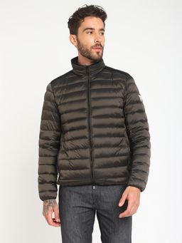 Guess - Black Polyamide Solid Puffer Jacket