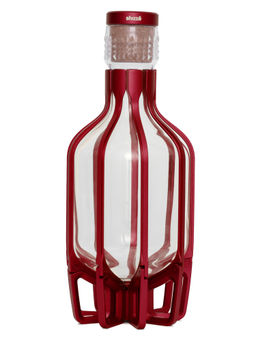 Shaze - Red Cage Decanter - for Wine, Liquor, Scotch, Bourbon, Vodka- 1000 ml