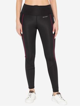 Bonjour - Black Cotton Relaxed Fit Track Pant