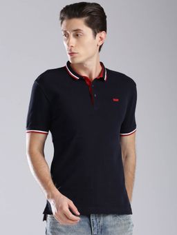 Levi's - Men Navy Blue Slim T-shirt