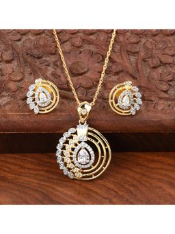SHILLYN - Bohemian Zircon Gold Plated Jewellery Set
