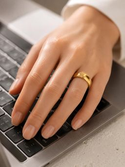 Niska - Fluid Anti Tarnish Gold Plated Ring