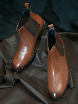 Pelle Albero - Cognac Casual Slip-on Boot For Men