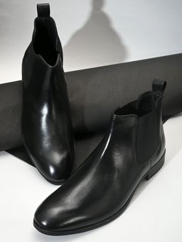 Pelle Albero - Black Casual Slip-on Boot For Men