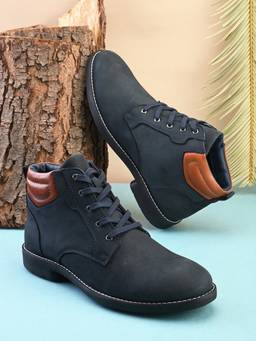 Pelle Albero - Men Blue Lace-up Boots