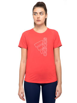 adidas - Tech Bos Tee Red Training T-shirt