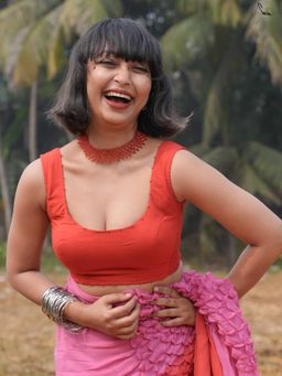 Suta - Women Red Solid Plain Cotton Stitched Blouse