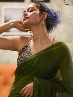 Suta - Women Multi-Color Printed Stitched Blouse