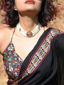 Suta - Women Multi-Color Printed Stitched Blouse