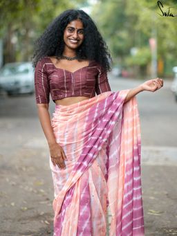 Suta - Women Maroon Embroidered Sequined Stitched Blouse