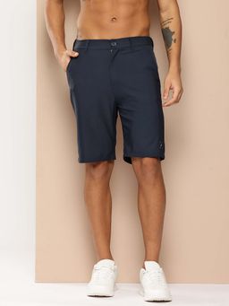 Alcis - Men Navy Blue Solid Shorts