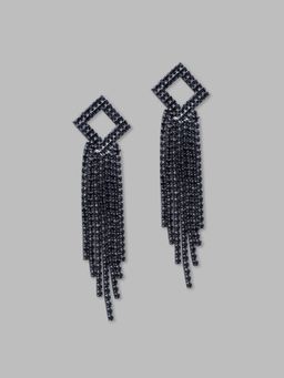 Globus - Gold Plated Geometric Drop Earring-3619543001