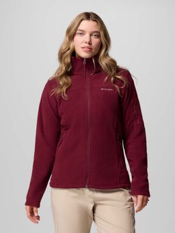 Columbia - Maroon Fast Trek Ii Fleece Jacket