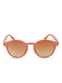 DukieKooky - Kids Brown Lens and Peach Frame Wayfarer Sunglasses