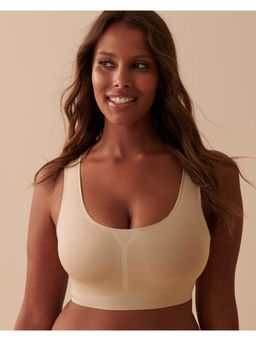 La Vie En Rose - Peach Lightly Lined Full Coverage Lounge Tank Bra