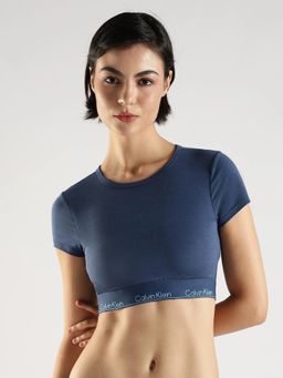 Calvin Klein - Navy Blue Full Coverage Non-Padded Non-Wired T-Shirt Bra